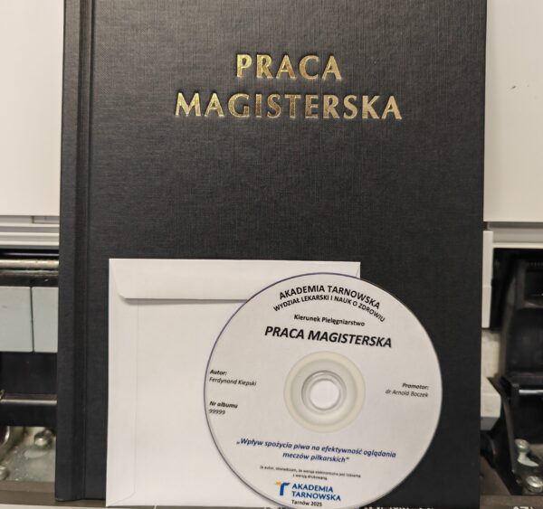 praca magisterska z plyta cd