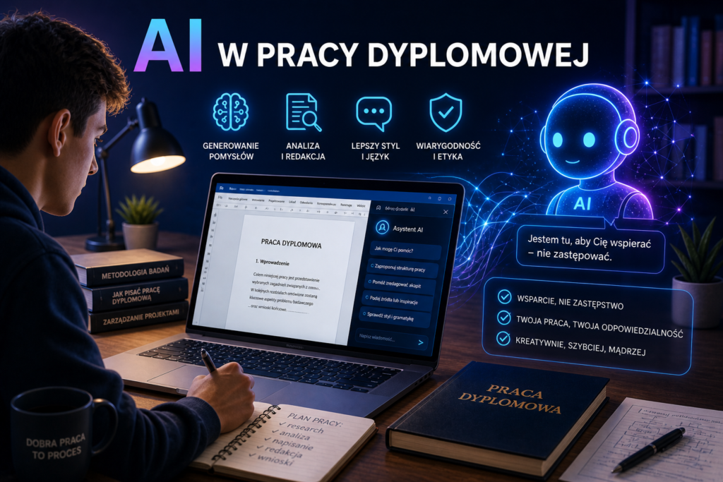 AI a Twoja praca dyplomowa: Jak korzystać z narzędzi