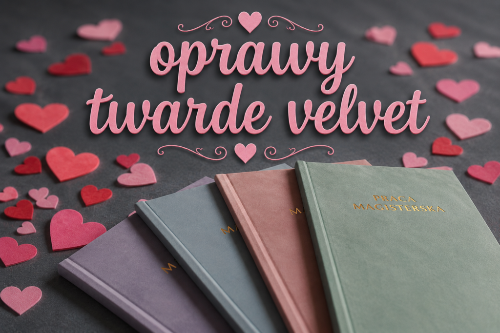 oprawy velvet