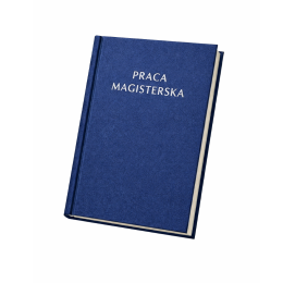 okładka pracy magisterskiej