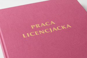 okładka twarda różowa